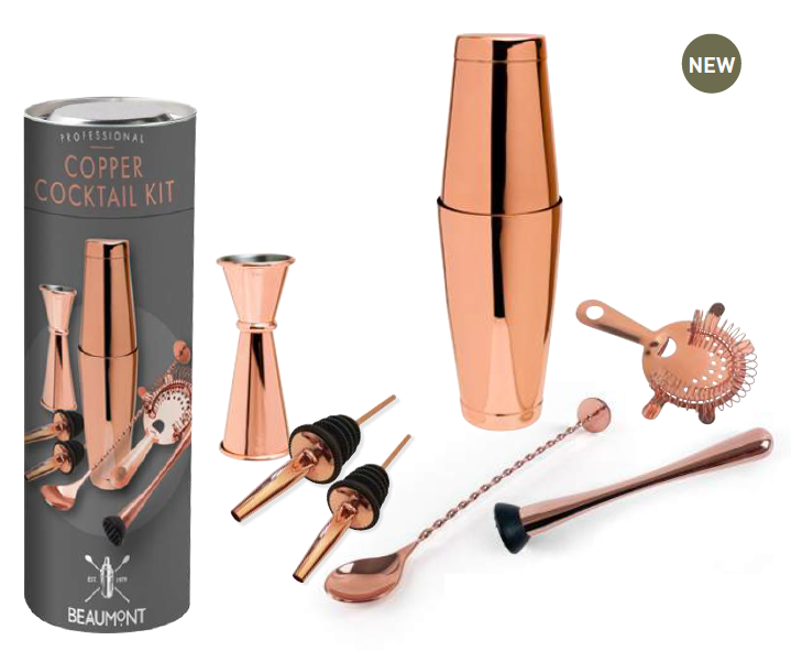 COCKTAIL KIT COPPER 8 PZ
